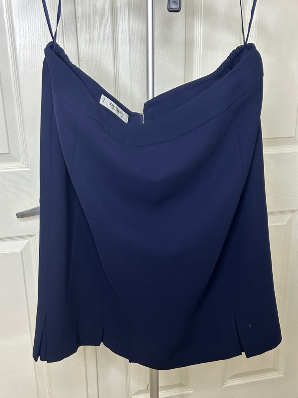 Jones Studio Navy A-Line Skirt